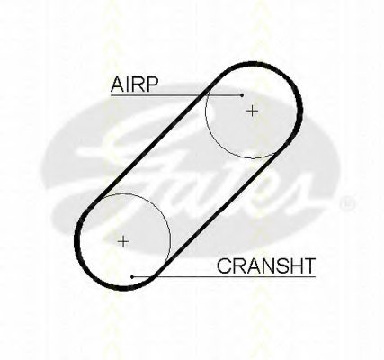 TRISCAN 8645 5095 Timing Belt